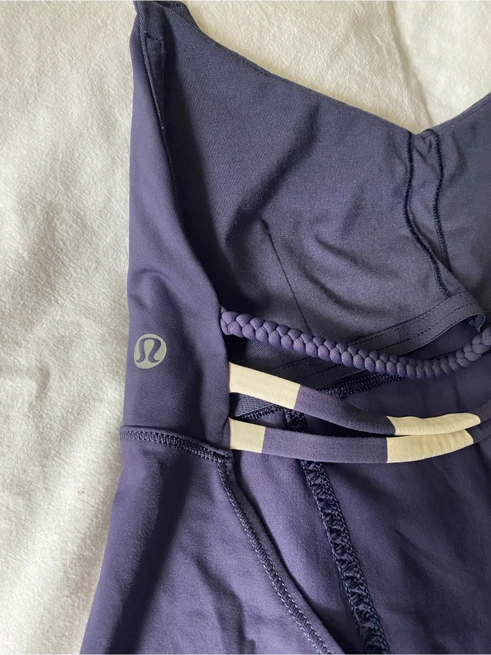 lululemon athletica Navy Blue Strappy Athletic Top